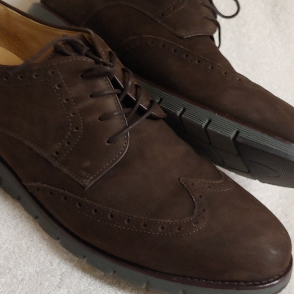 Like new J&M Sheep skin oxfords  1860 collection sz.11M like new - Picture 2 of 14